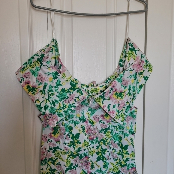 Vintage Combinations 100% Cotton Floral Dress - Picture 7 of 10